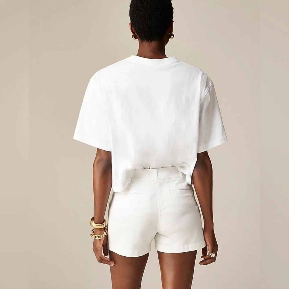 NWT J Crew white shorts size 12 and 14 - Picture 3 of 8